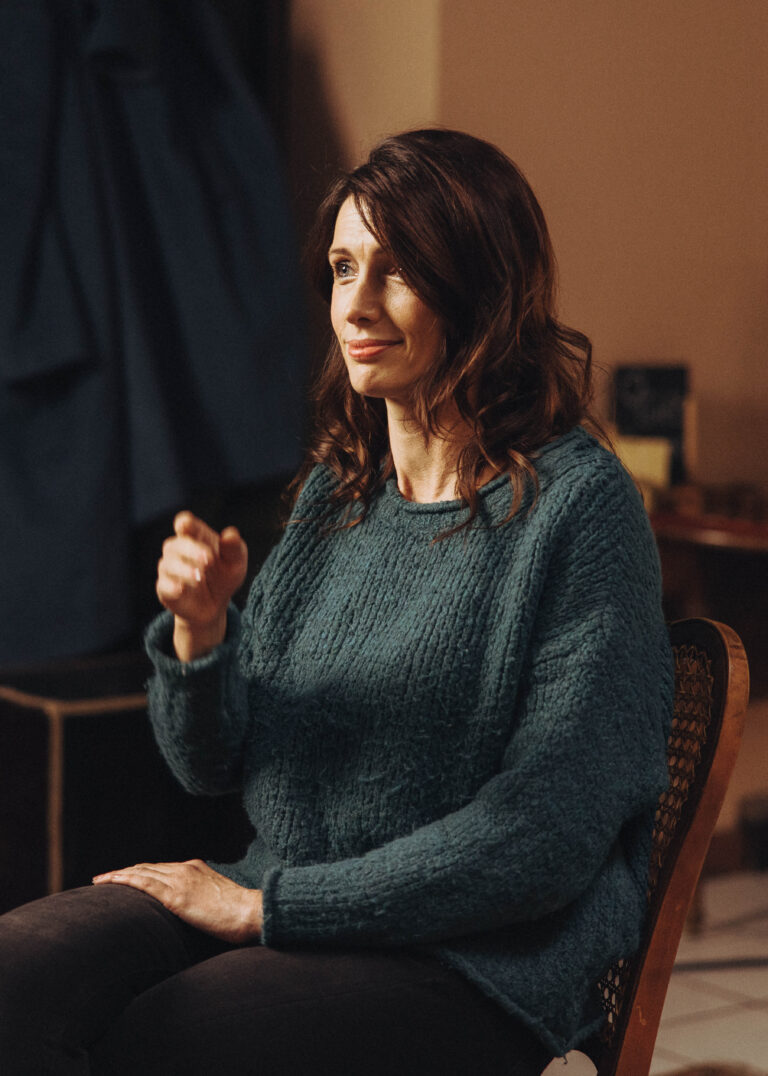 Images des coulisses : Sophie pendant le tournage